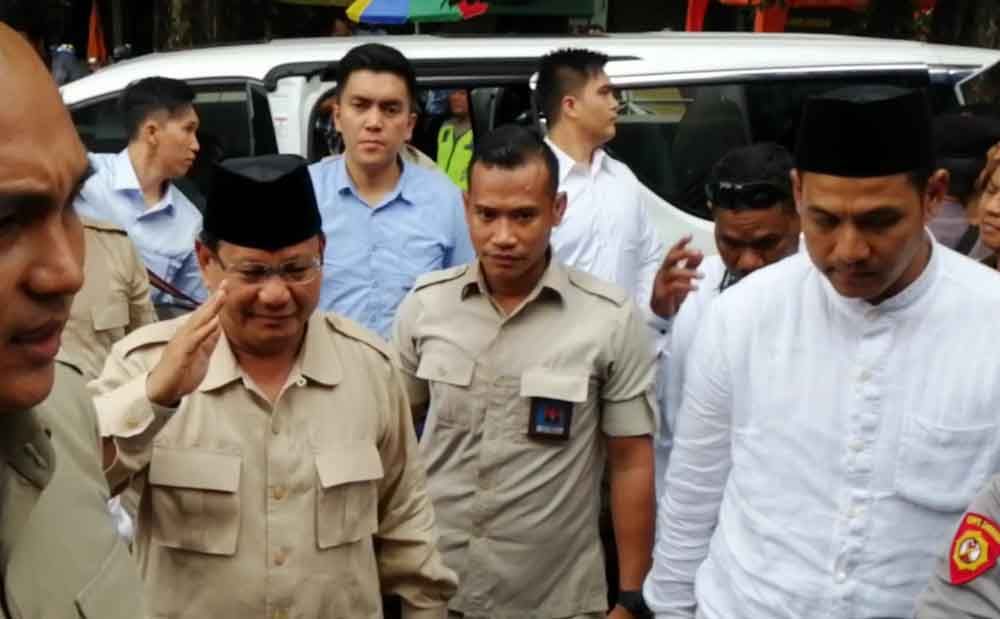 Capres Prabowo Subianto/ dokumen jatimnow.com