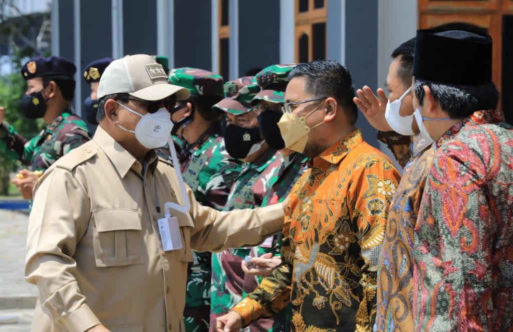 Prabowo Subianto saat kunjungan kerja di Jatim (Foto: Istimewa)