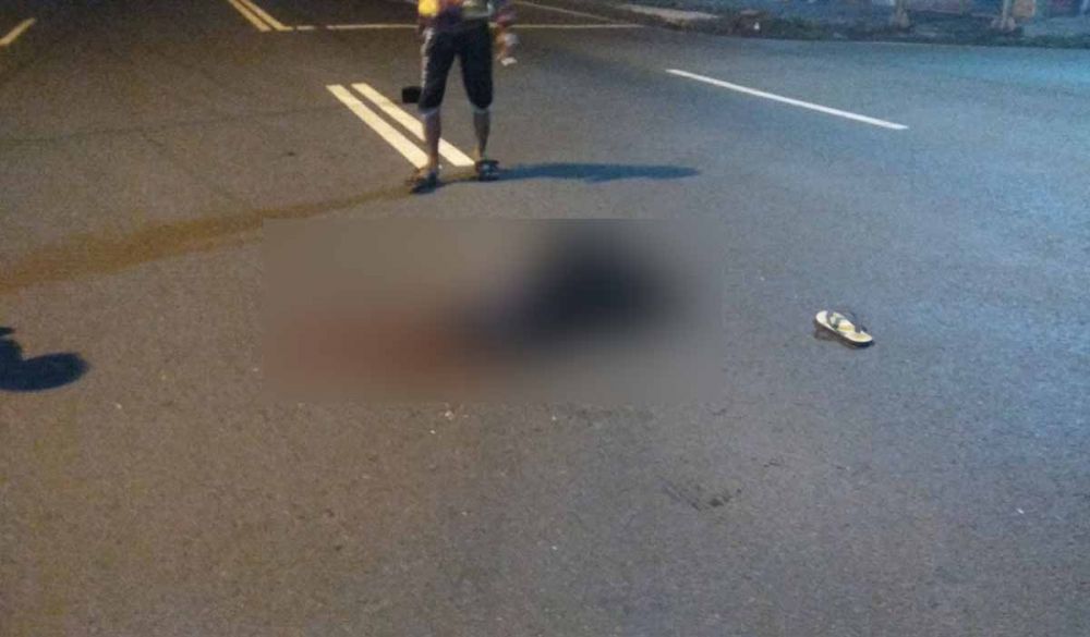Santri tewas di Jalan Raya Pacing, Kecamatan Bangsal, Kabupaten Mojokerto usai pulang dari pengajian