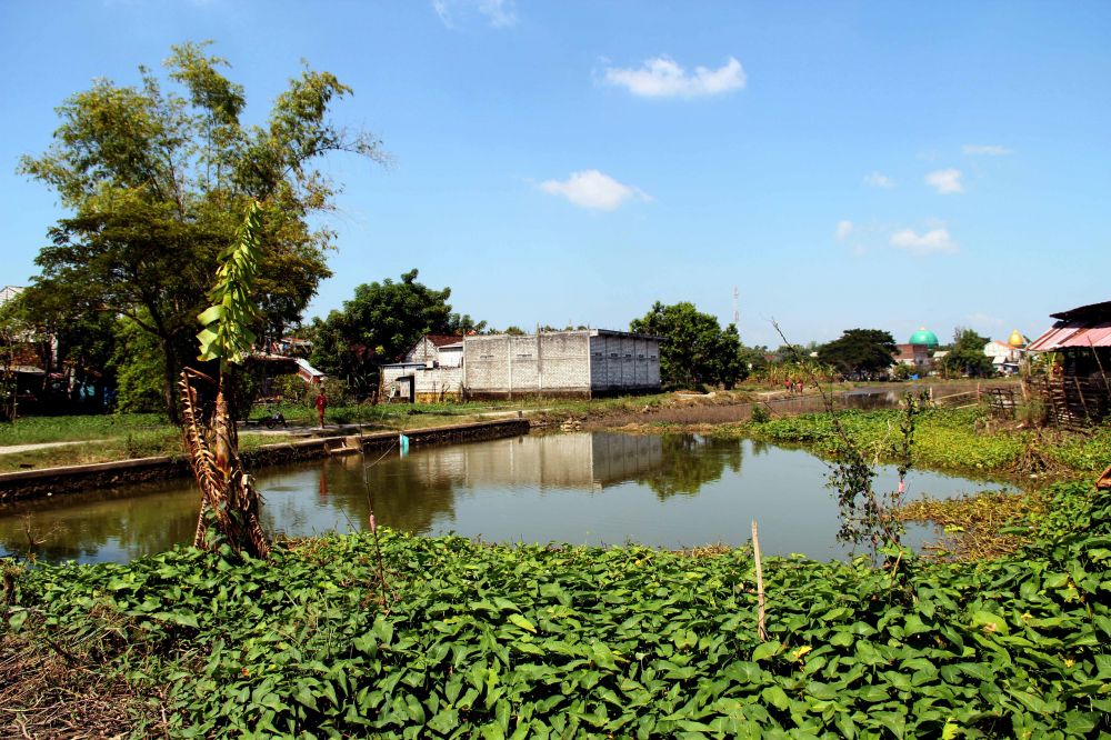 Telaga Dusun Dukuh, Desa/Kecamatan Bungah, Kabupaten Gresik yang diperkirakan menjadi tempat tenggelamnya Putri Kiai Gede