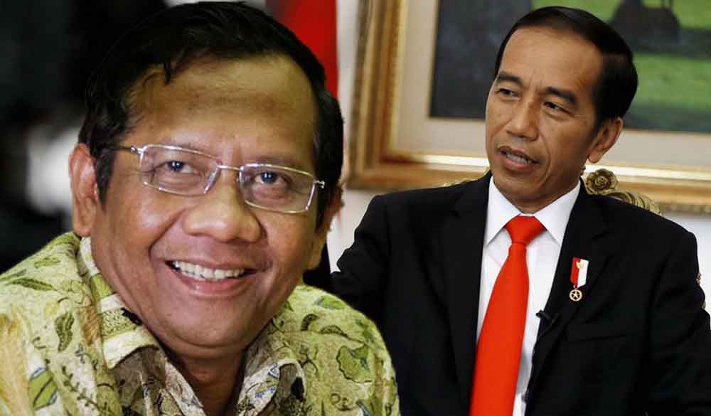 Joko Widodo dan Mahfud MD/Foto: ilustrasi 