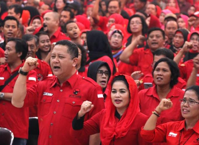 Rakor PDIP Surabaya untuk menangkap Gus Ipul-Puti