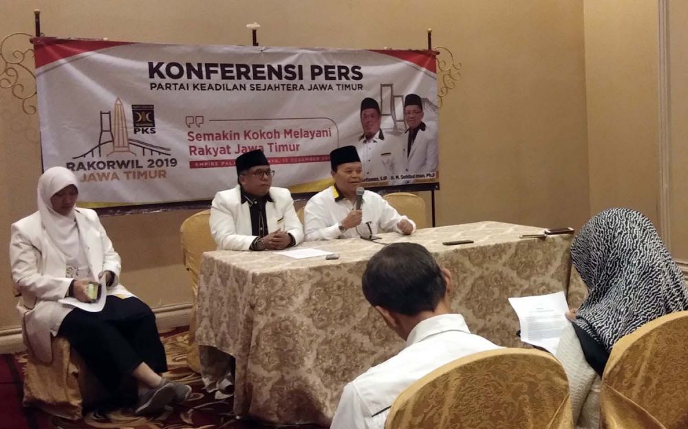 Rakorwil DPW PKS Jatim, di Empire Palace, Jalan Blauran, Surabaya