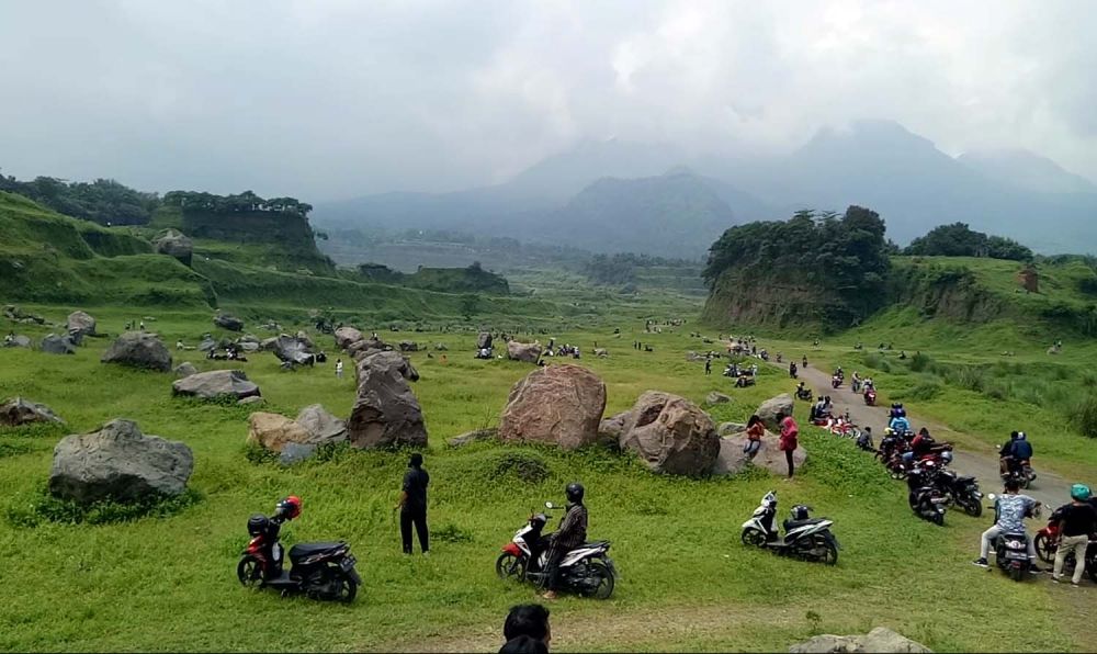 Keindahan alam Ranu Manduro di Desa Manduro, Kecamatan Ngoro, Kabupaten Mojokerto