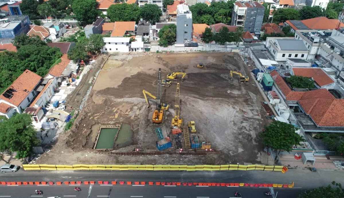 Urugan Proyek Basement di Jalan Raya Gubeng Segera Selesai, Aman?