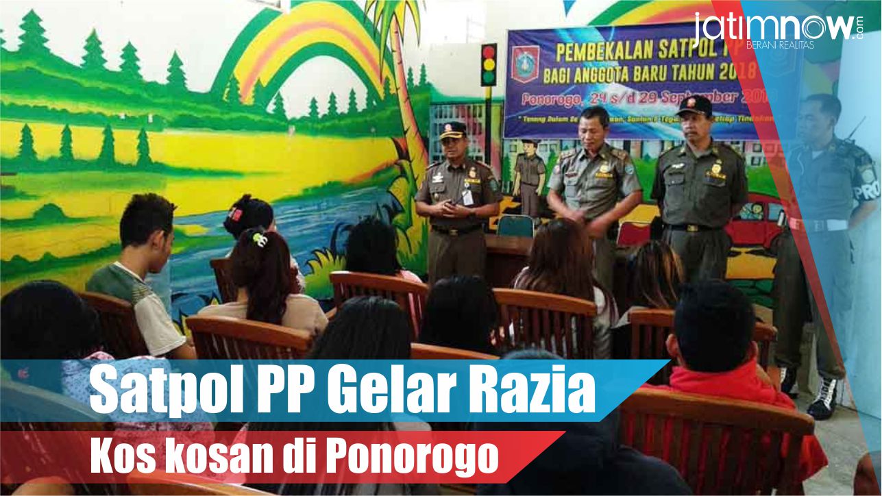 Video: Satpol PP Gelar Razia Kos-kosan di Ponorogo