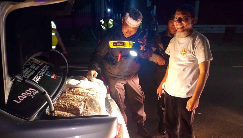 Antisipasi Rombongan People Power, Polisi-TNI Trenggalek Gelar Razia