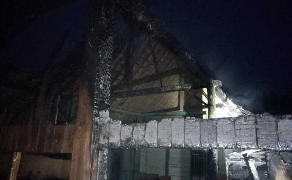 Satu Rumah di Ngawi Ludes Terbakar