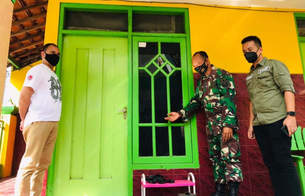 Rumah di Mojokerto yang ditempati terduga teroris