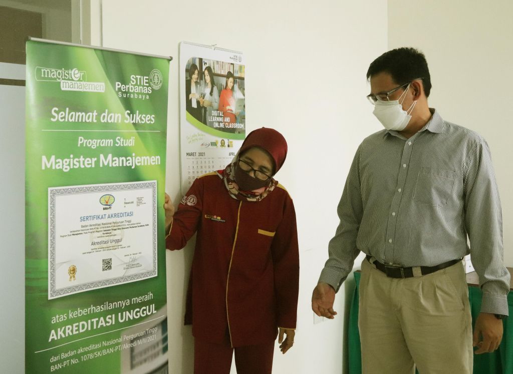 Magister Manejemen STIE Perbanas Surabaya meraih akreditasi unggul pertama di Jatim