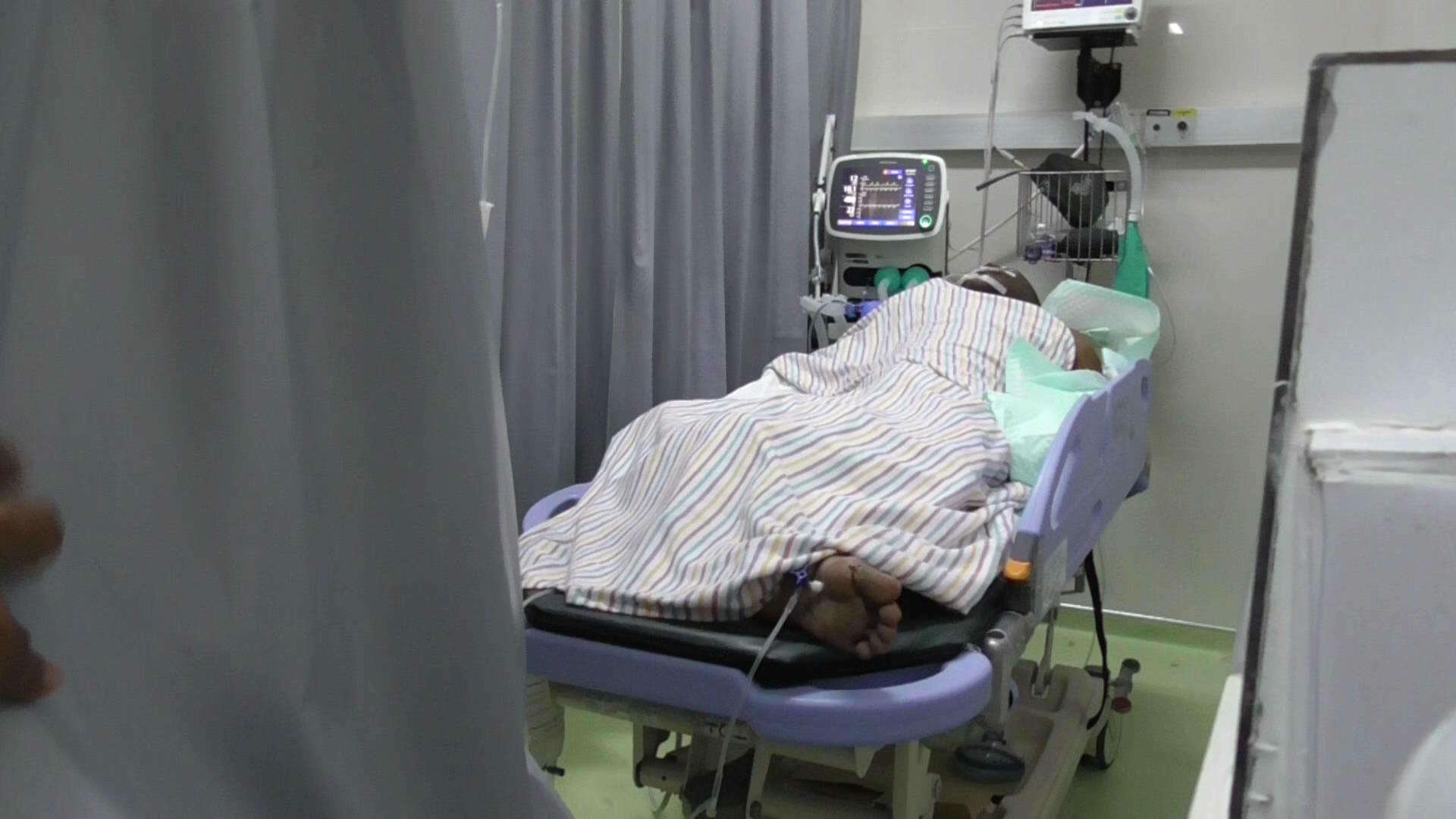 Robi dalam perawatan rumah sakit dr Soetomo