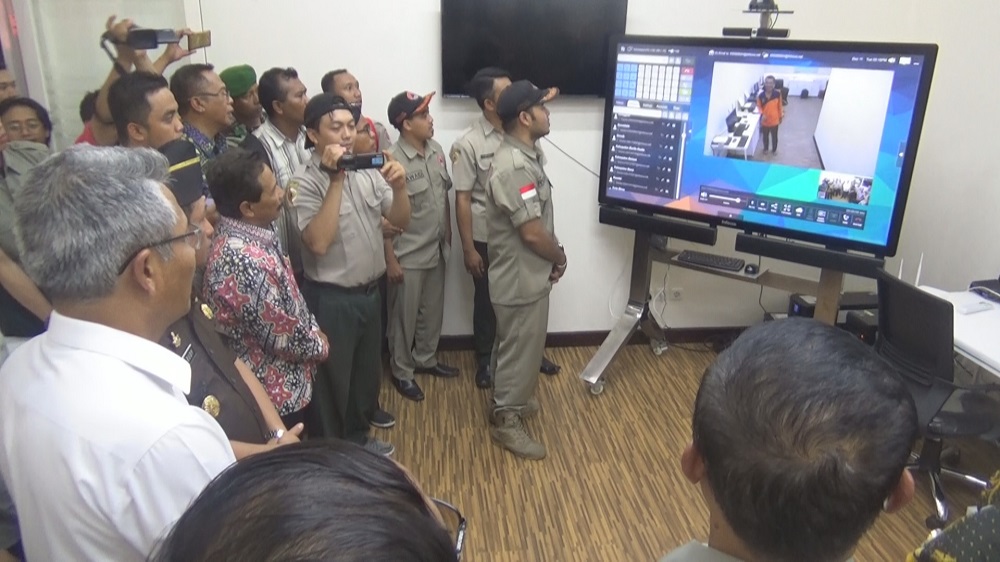 Pusdalops BPBD Kini Dilengkapi Fasilitas Vidcon Terkoneksi dengan BNPB