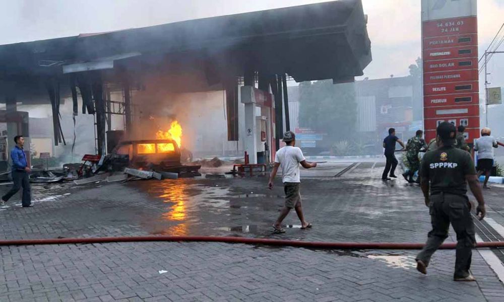 Kebakaran SPBU di Ponorogo, Polisi Periksa Dua Penumpang Mobil Carry