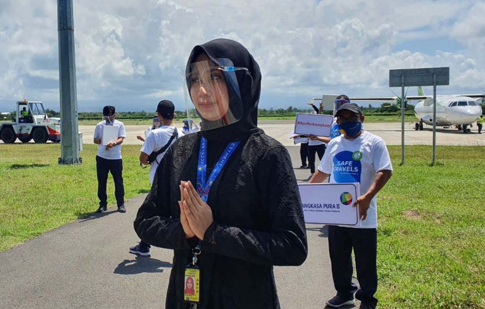 Bandara Banyuwangi gelar Safe Travel Campaign dalam rangka memperingati HUT ke-75 RI