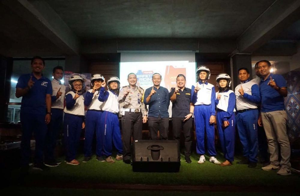 MPM Honda, Satlantas Polretabes Surabaya dan Kartar Surabaya ajak kaum milenial jadi agen safety riding