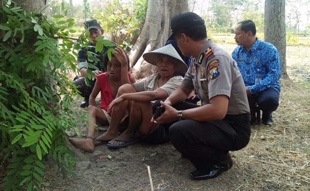 Salah satu korban pasung di Ponorogo setelah dibebaskan