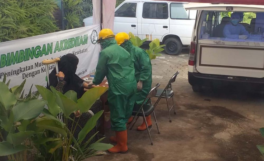 Santri Ponpes Temboro Magetan asal Banyuwangi menjalani rapid test