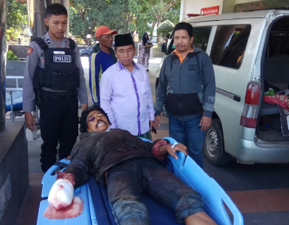 Pelaku pembunuhan dengan bondet dilarikan ke RSUD Bangil