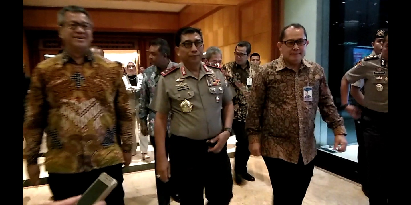 Kapolda Irjen Pol Machfud Arifin di Hotel Sheraton