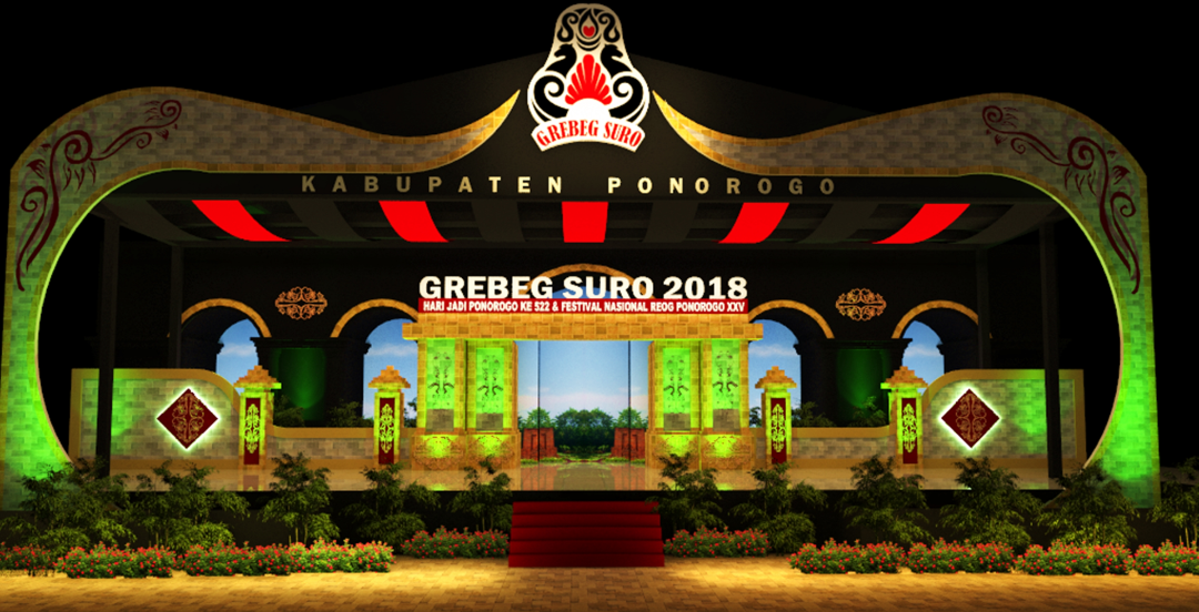 Panggung hasil desain Khoirul