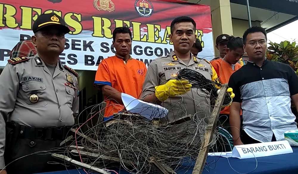 Ketiga pelaku ditangkap Polres Banyuwangi