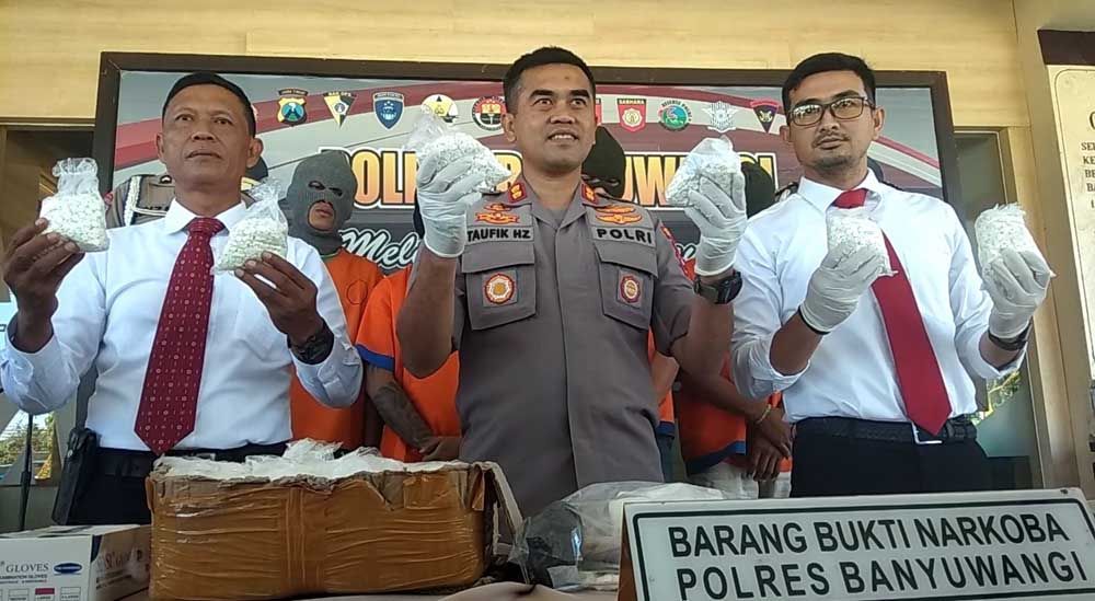 Penyelundupan 24 ribu pil Trex diungkap Polres Banyuwangi