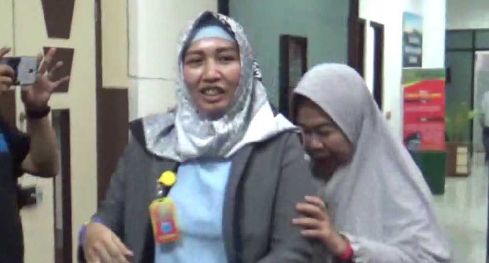 Tersangka kasus Dispora diperiksa Kejari Pasuruan