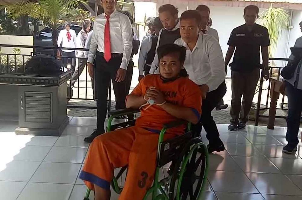 Pelaku begal motor yang ditembak kakinya dua kali karena lawan polisi gunakan bondet saat ditangkap