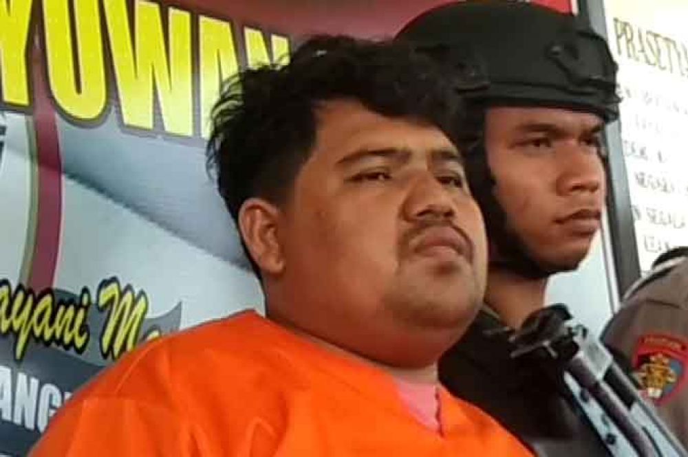 Ali Heri Sanjaya pembunuh dan pembakar Rosidah ditangkap Polresta Banyuwangi