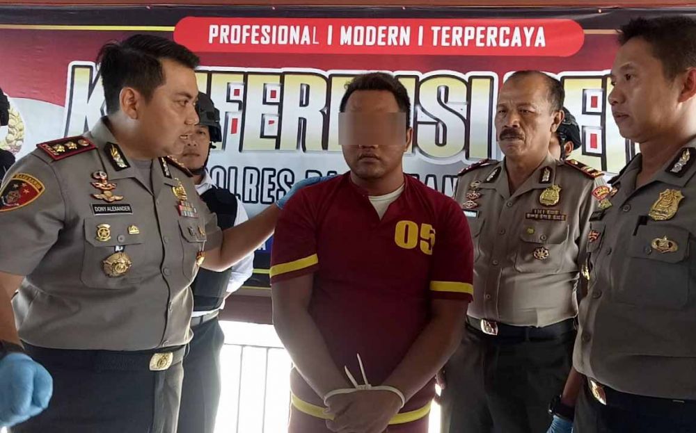 Pelaku pembacokan yang juga pengedar sabu ditangkap