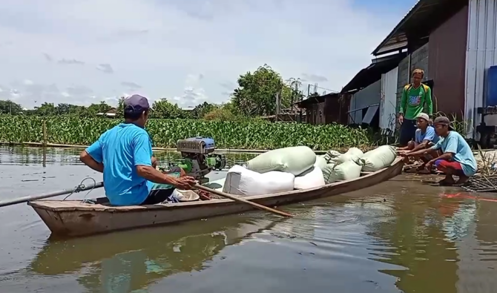 Banjir Pasuruan Belum Surut, Warga Manfaatkan Perahu Nelayan