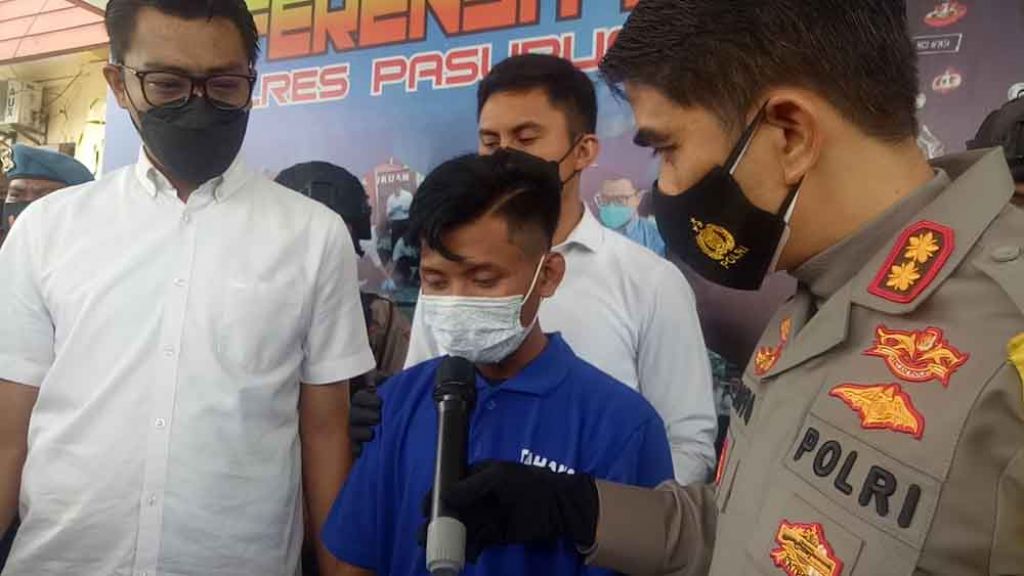 Pembunuh temannya sendiri ditangkap Polres Pasuruan