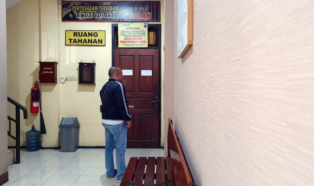 Ruang atau sel tahanan Mapolres Pasuruan