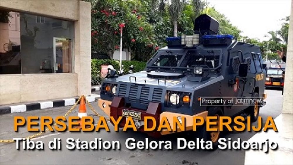 Video: Persebaya dan Persija Tiba di Stadion Gelora Delta Sidoarjo