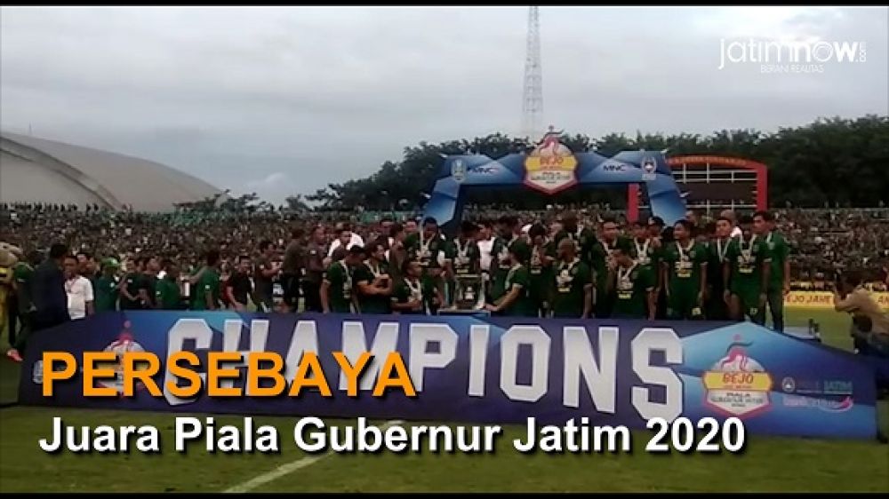 Video: Persebaya Juara Piala Gubernur Jatim 2020