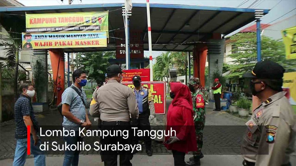 Video: Melihat Lomba Kampung Tangguh di Sukolilo Surabaya