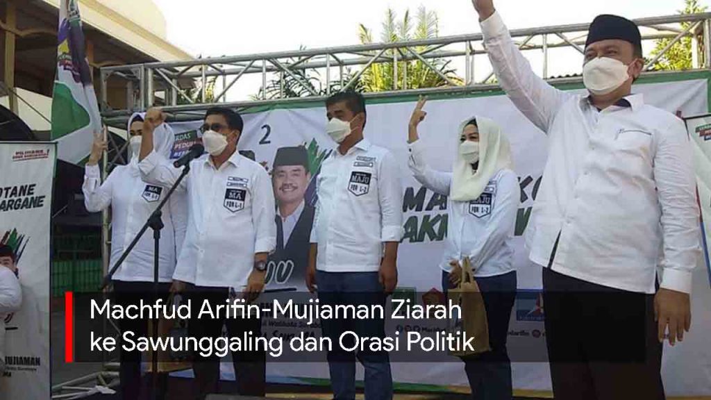 Video: Machfud Arifin-Mujiaman Ziarah ke Sawunggaling dan Orasi 