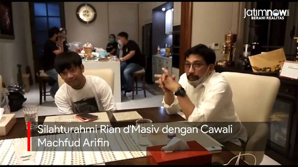 Video: Silahturahmi Rian d'Masiv dengan Cawali Machfud Arifin