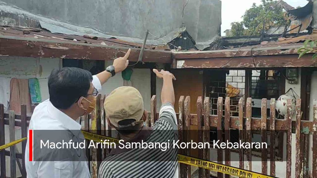 Video: Machfud Arifin Sambangi Korban Kebakaran