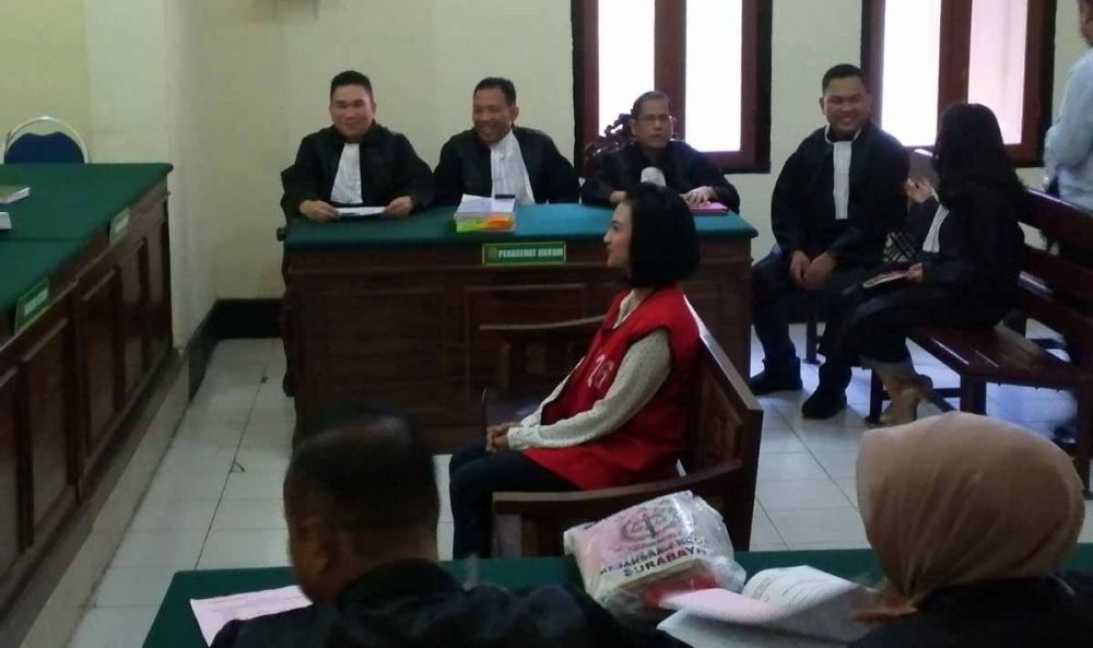 Sidang lanjutan Vanessa Angel di PN Surabaya, Senin (10/6/2019)