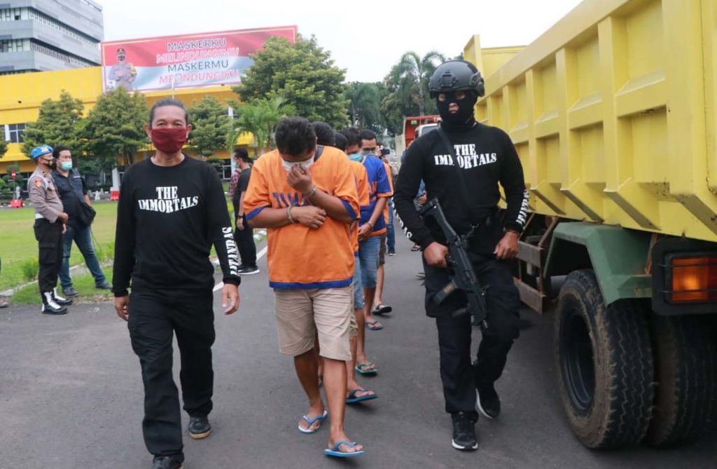 Sindikat pengekspor kendaraan hasil kejahatan diamankan Subdit Jatanras Polda Jatim