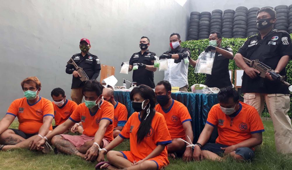 Pengendali Peredaran Sabu Hijau di Surabaya itu Seorang Residivis