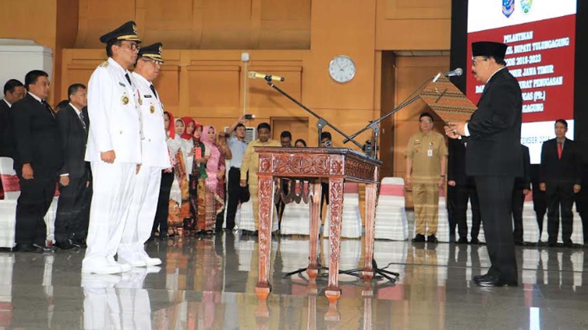 Soekarwo lantik Bupati dan Wakil Bupati Tulungagung di Jakarta