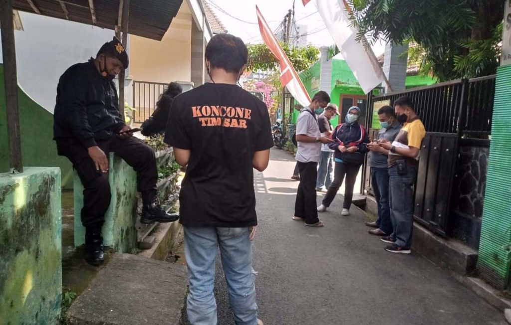 Suasana di rumah duka korban