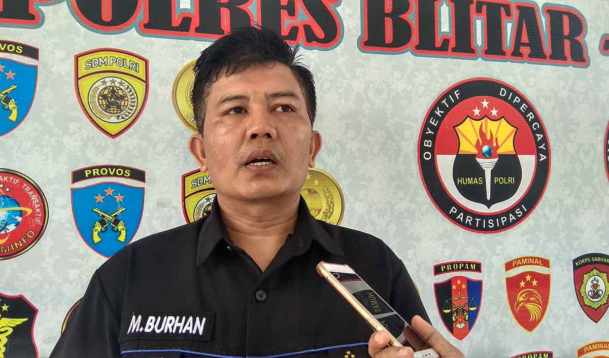 Kasubbag Humas Polres Blitar, Iptu Muhammad Burhanudin