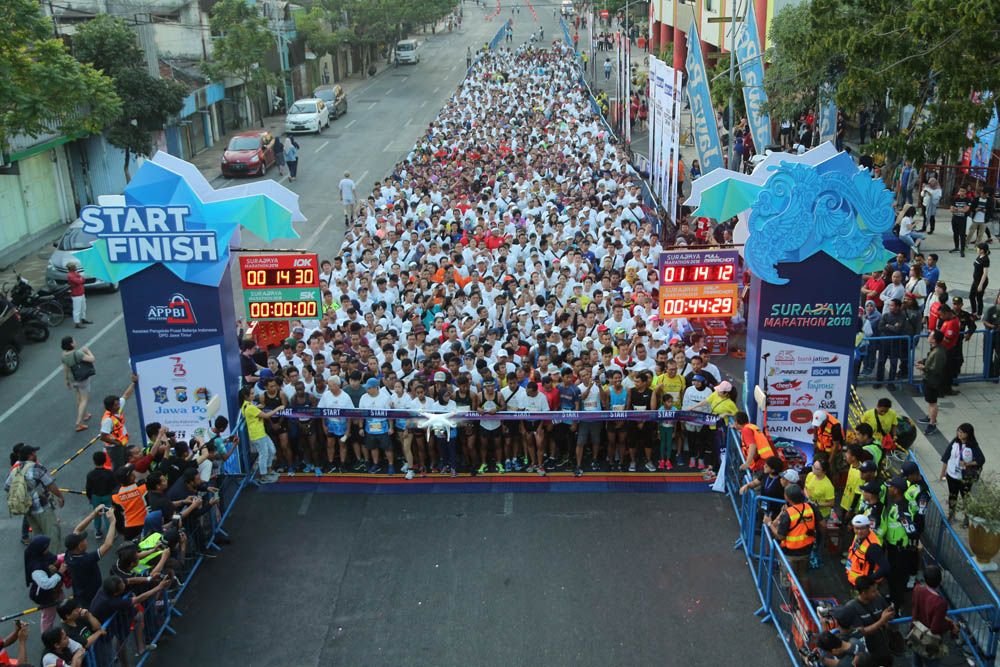 Surabaya Marathon tahun  2018 lalu