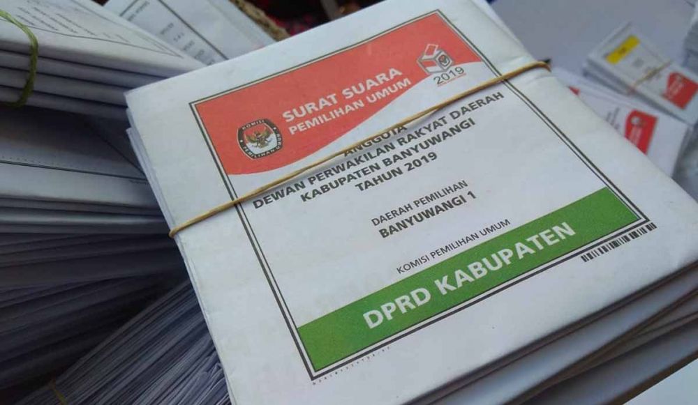 Surat suara yang tertukar di Banyuwangi