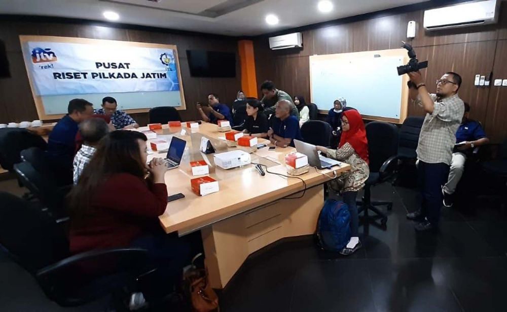 ITS dan JTV membeberkan hasil survei untuk Pilbup Sidoarjo 2020