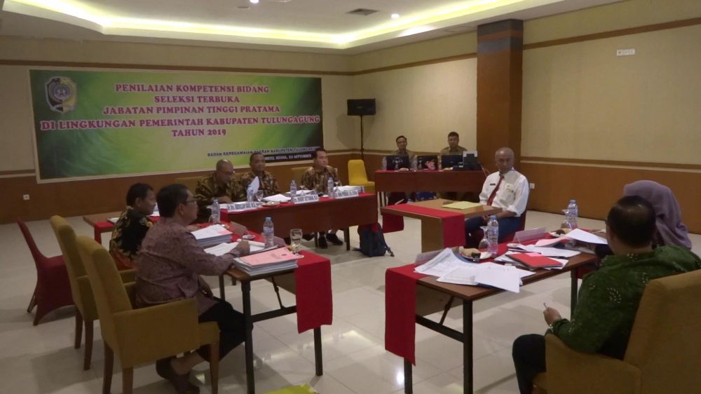 Tes seleksi jabatan di Tulungagung