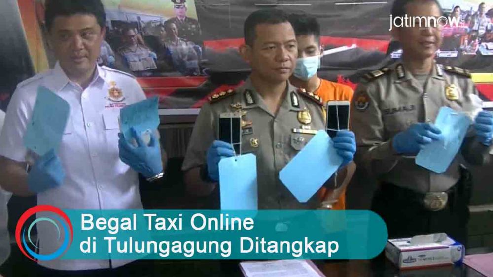 Video: Begal Taxi Online di Tulungagung Ditangkap